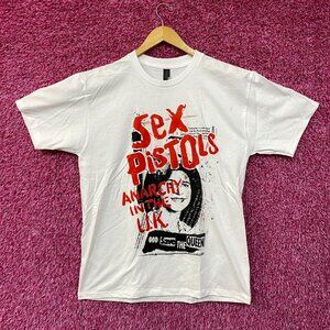 Sex Pistols Anarchy in the UK Punk Rock Band T-Shirt Large